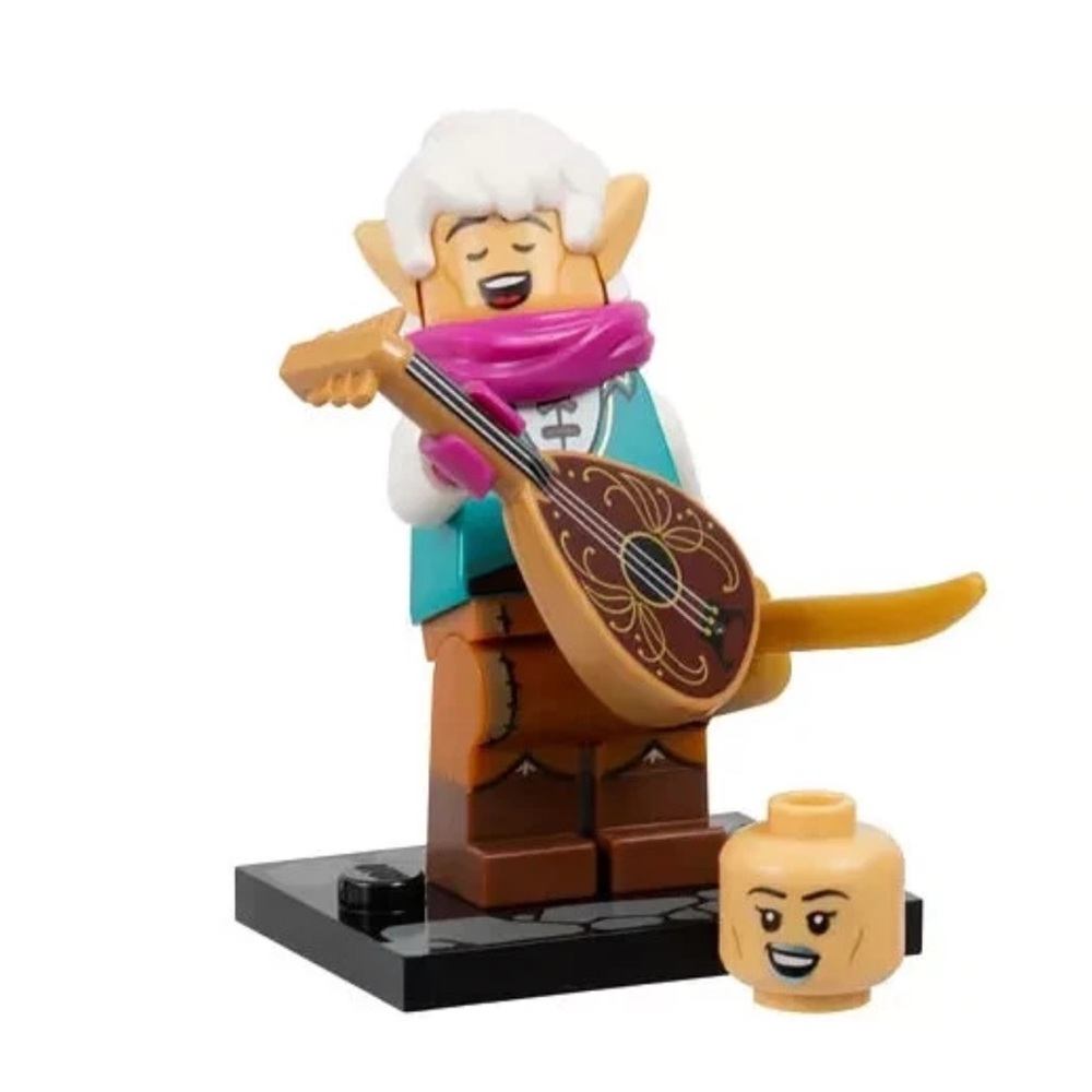LEGO Brad Elf Mini Figure Dungeons & Dragons Bard